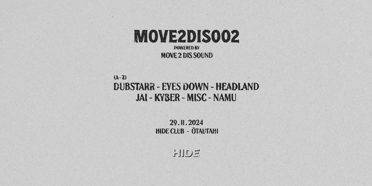 MOVE2DIS002: Hide