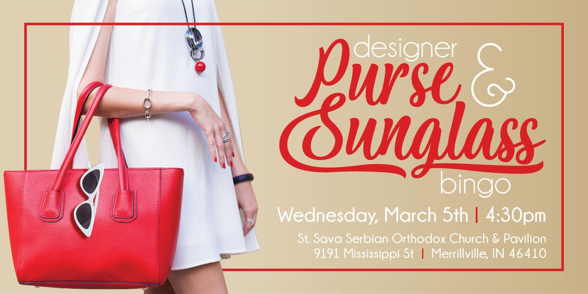 Designer Purse & Sunglass Bingo Fundraiser