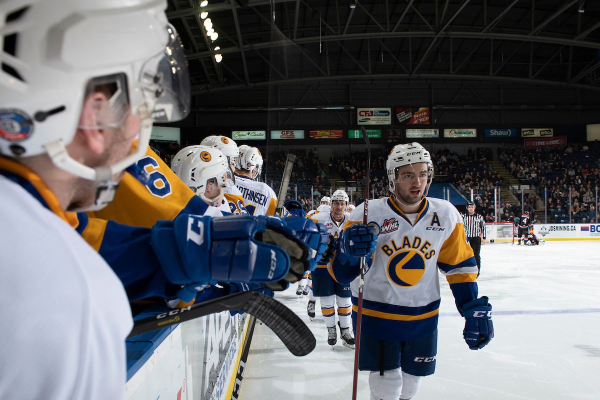 Saskatoon Blades at Kelowna Rockets