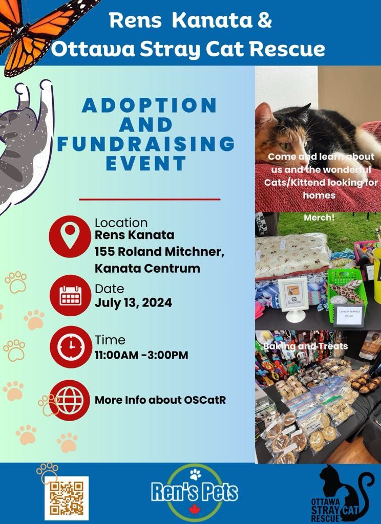 Adoption & Fundraising Event - Ren's Pets Kanata