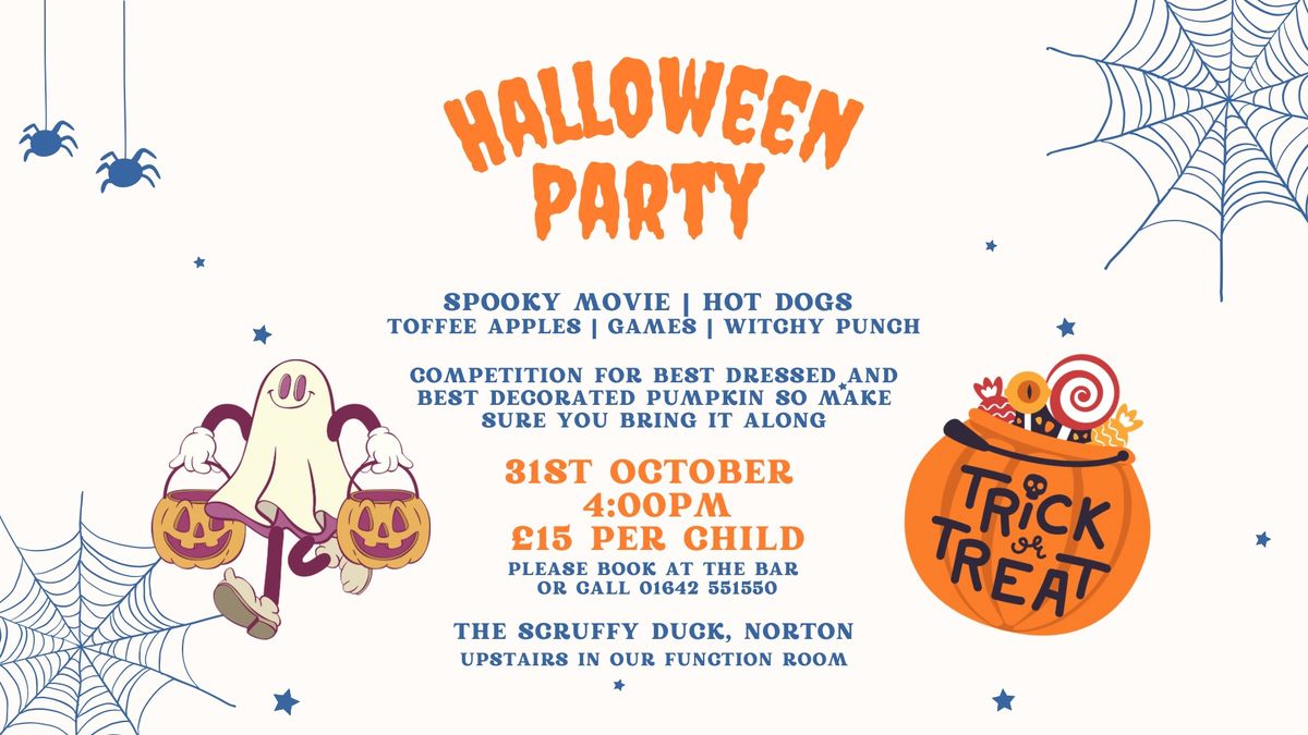 Pre-trick or treat party at The Scruffy Duck