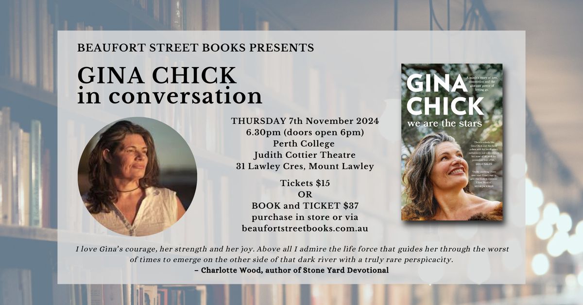 Gina Chick In Conversation