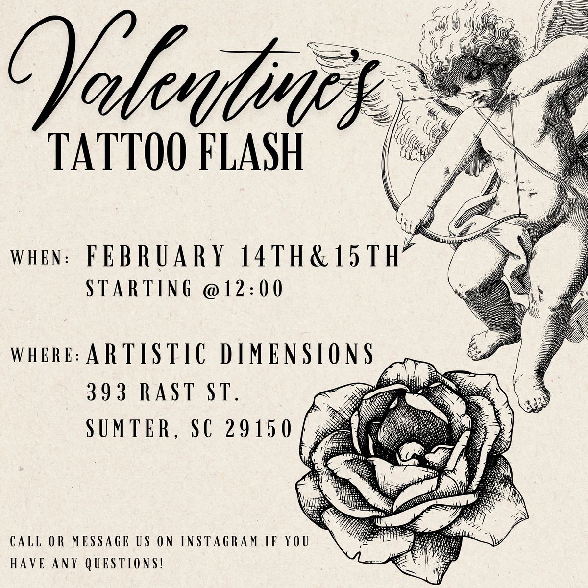 Valentine\u2019s Tattoo Flash 