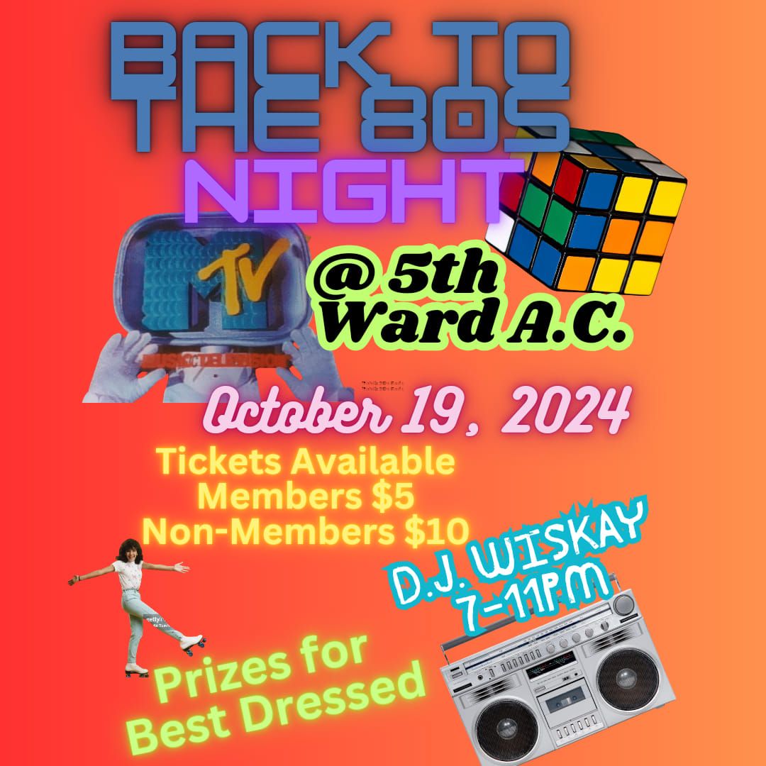 Back to the 80s Night