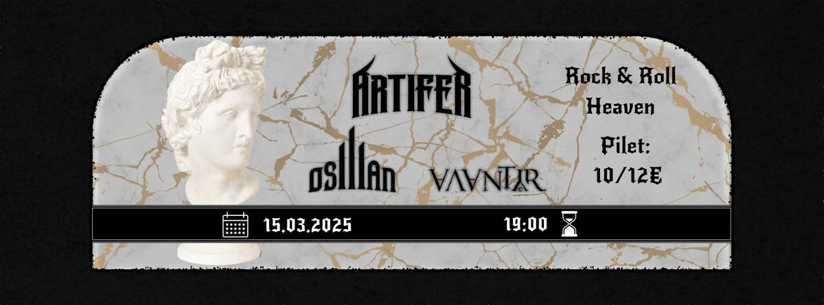 Artifer + Osilian + Avantyr (Rock&Roll Heaven, Tartu)