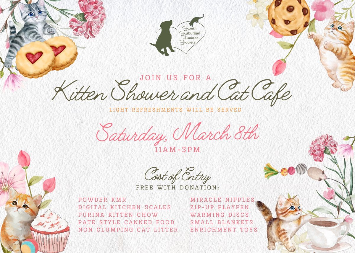 Kitten Shower and Cat Cafe 