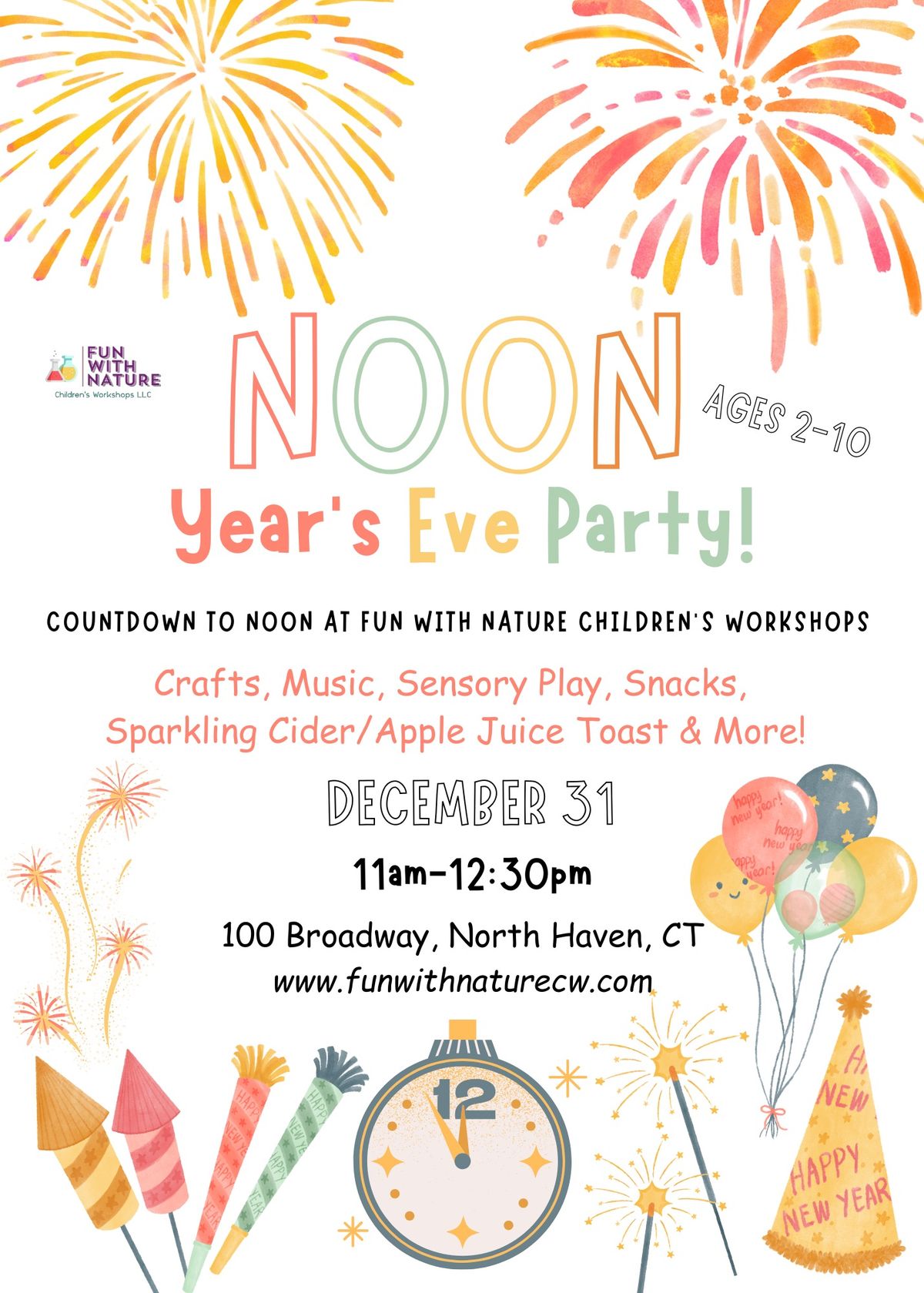 Kids Noon Year\u2019s Eve Party!