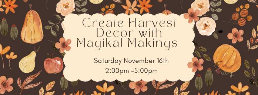 Harvest Decor Craft Event