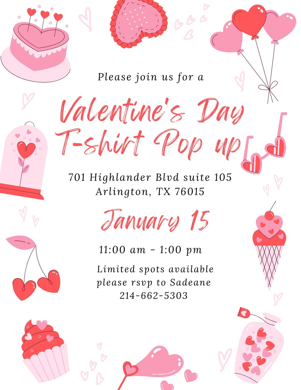 Valentines Day T-shirt pop up   Realtor Event only