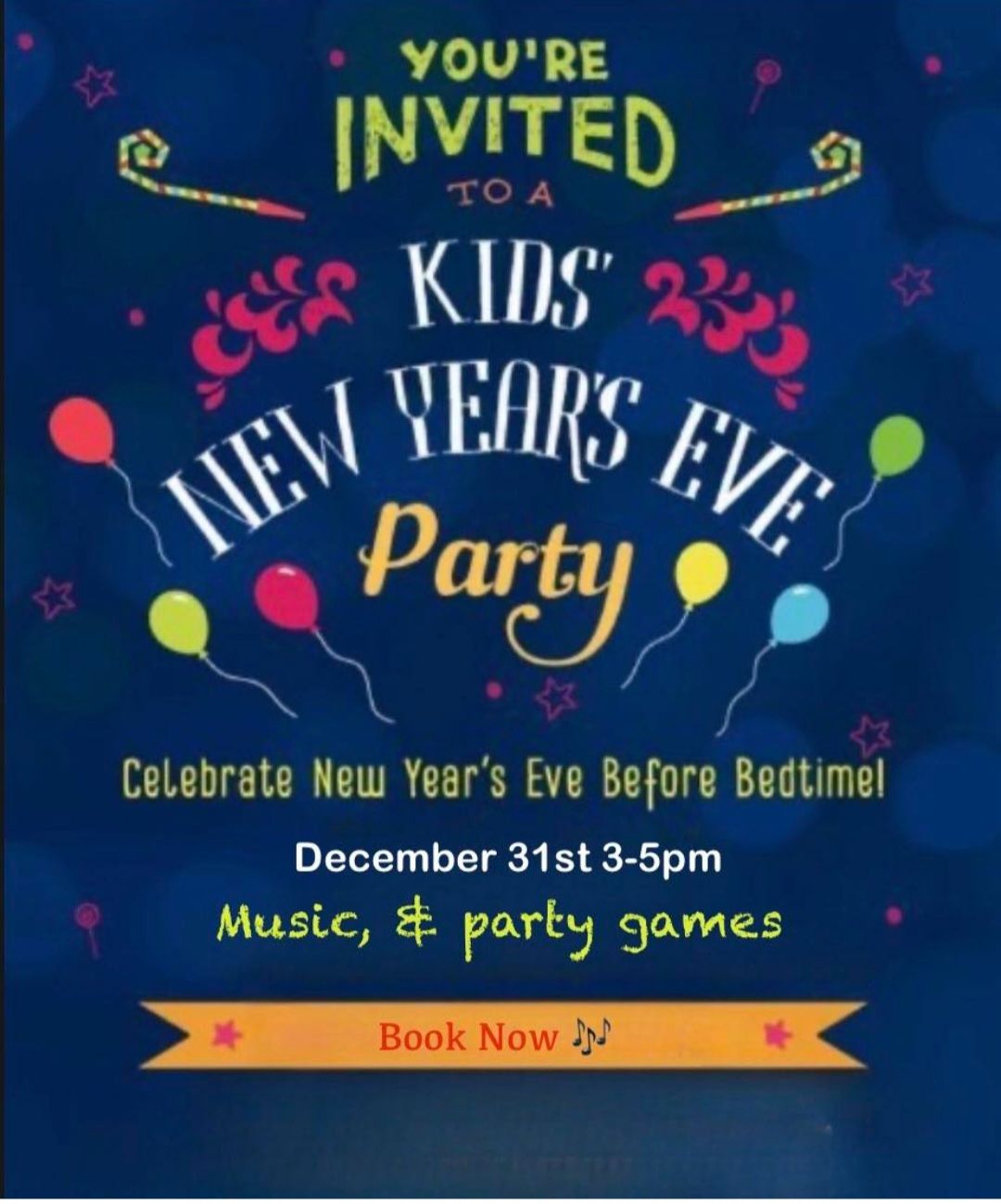 Kids' Exclusive New Years Eve Party!