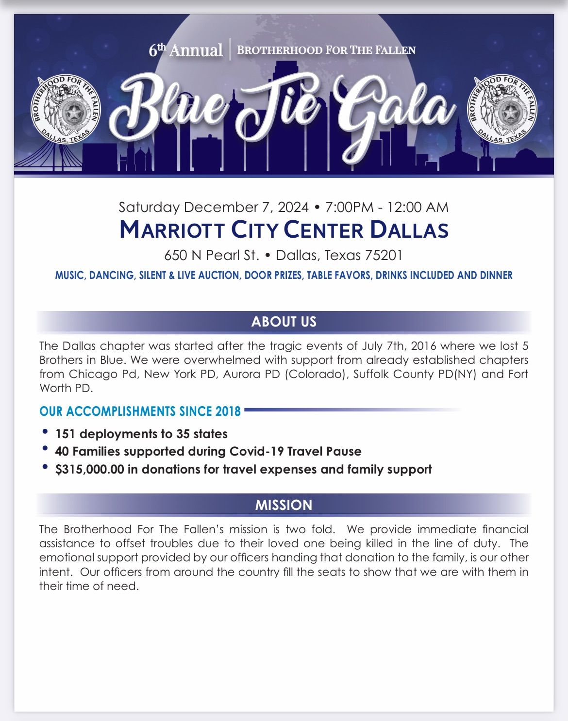 Blue Tie Gala