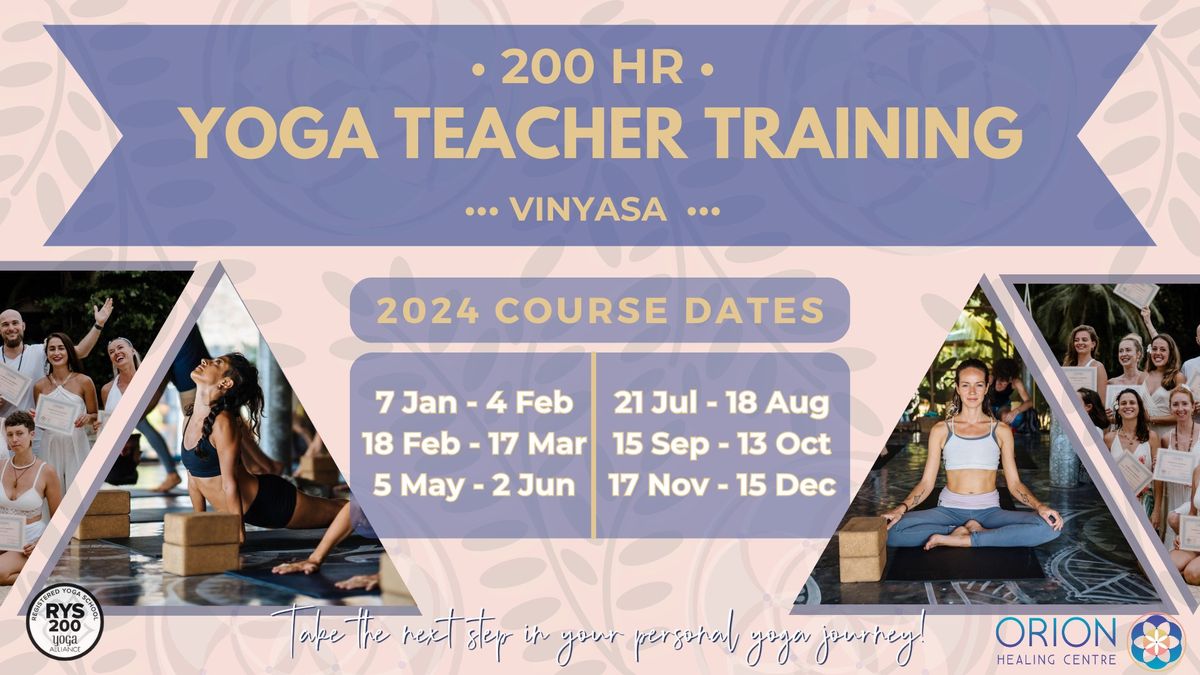 200hr Vinyasa YTTC at Orion - Koh Phangan