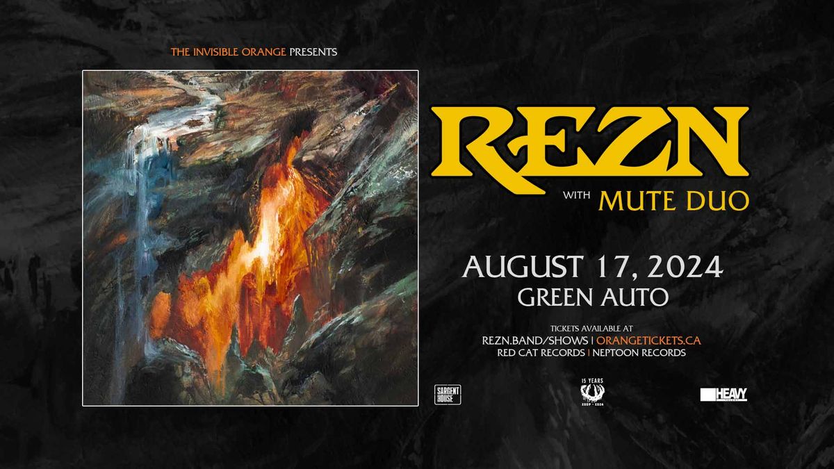 REZN \/\/ MUTE DUO | August 17 at Green Auto