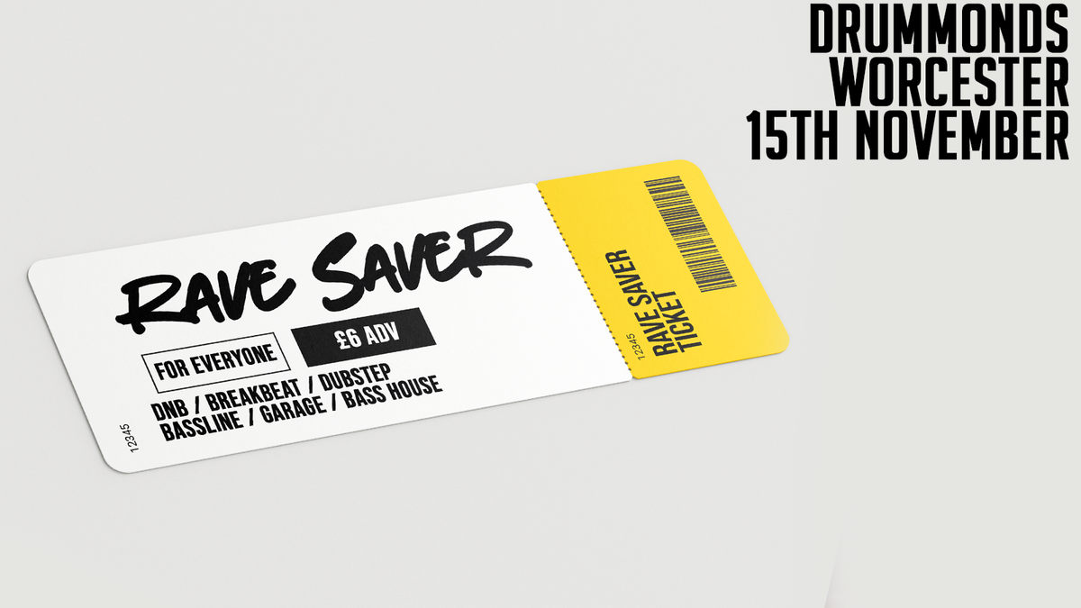 Panic Presents: Rave Saver Club Night at Drummonds, Worcester