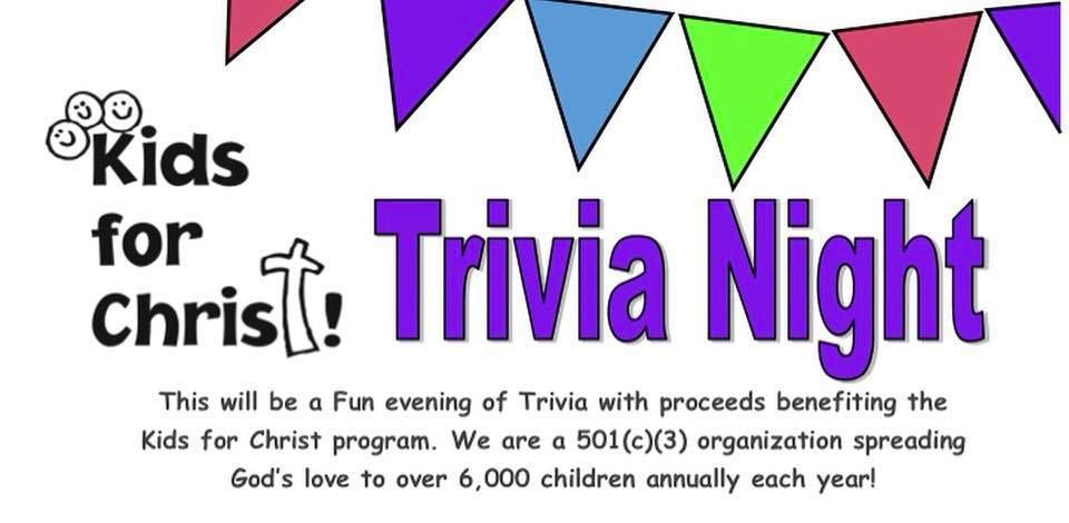 Kids for Christ Trivia Nights