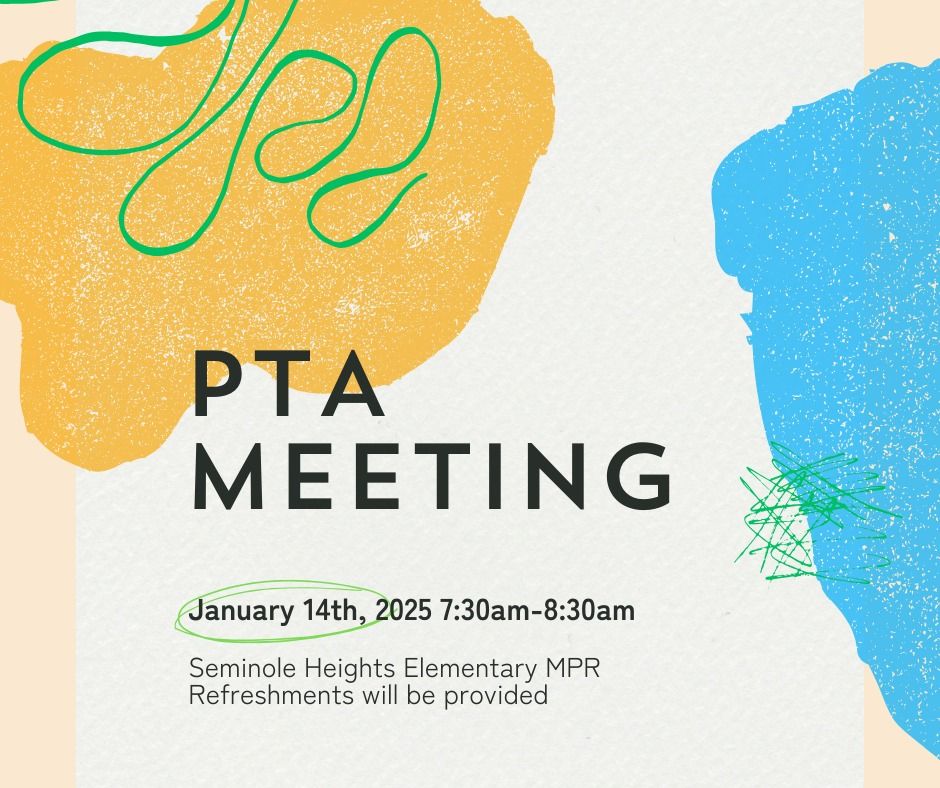 PTA Meeting January 14, 2025