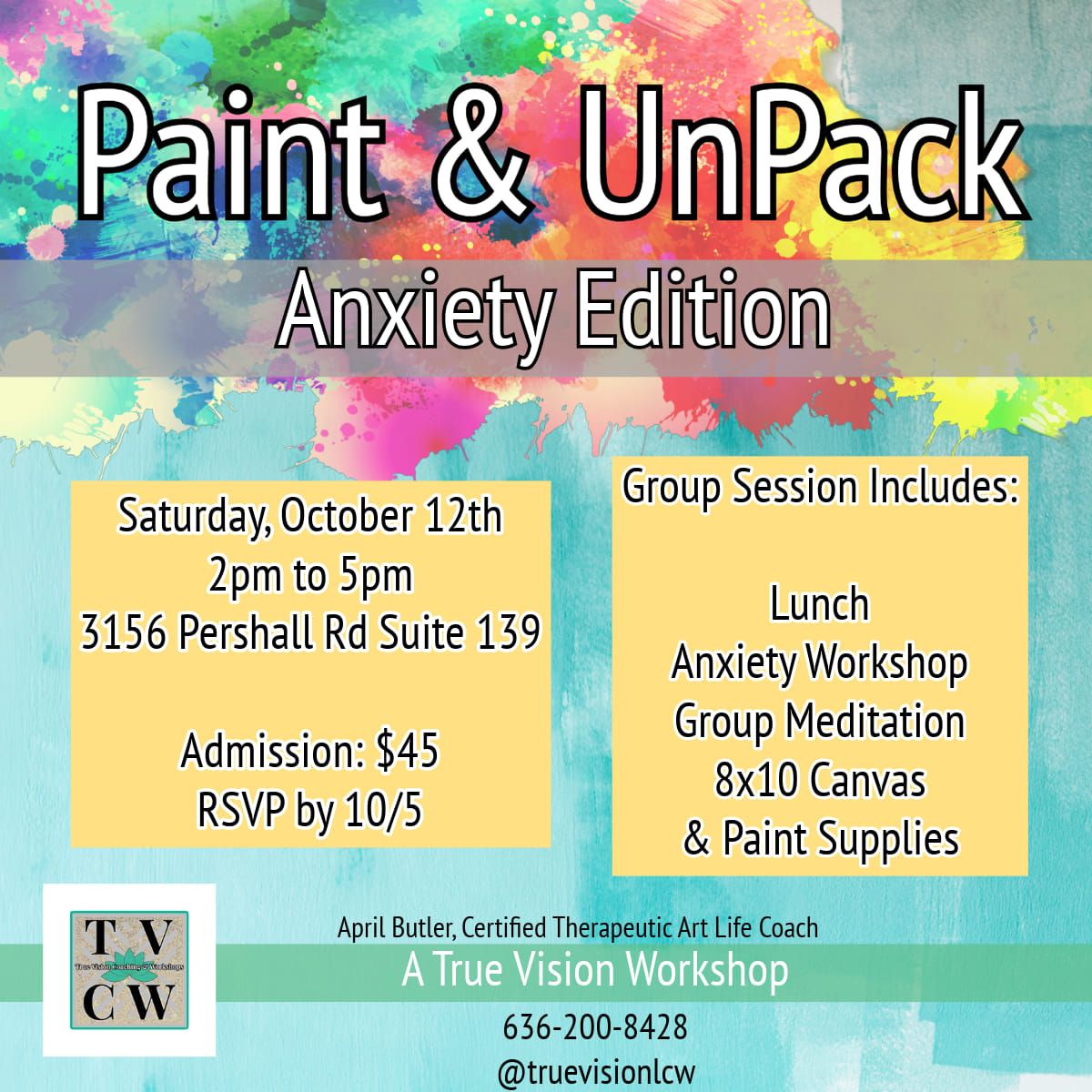 Paint & UnPack: Anxiety Edition