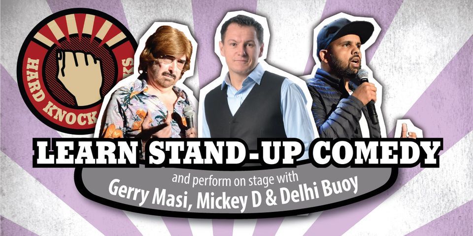 Learn stand-up comedy in Adelaide with Mickey D & Gerry Masi
