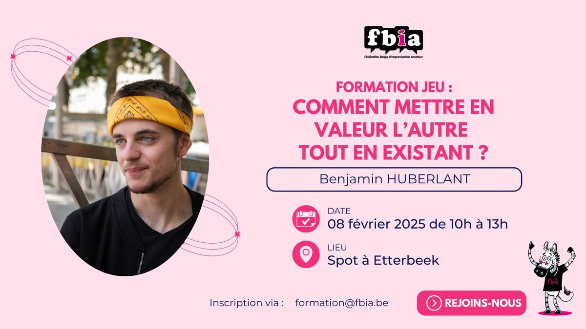 *COMPLET* FBIA - Formation Jeu : Mettre l'autre en valeur sans passer au second plan