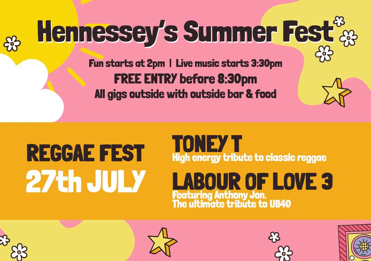 REGGAE FEST with TONEY T & LABOUR OF LOVE 3