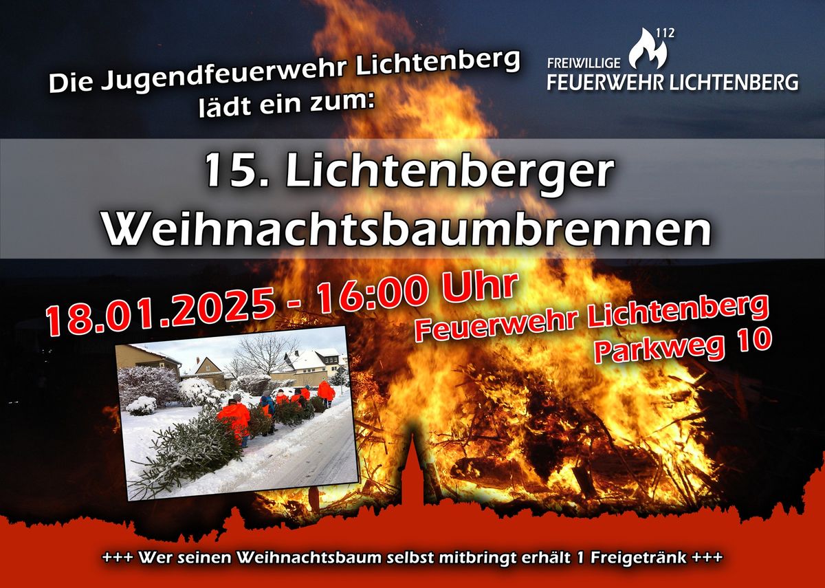 15. Lichtenberger Weihnachtsbaumbrennen