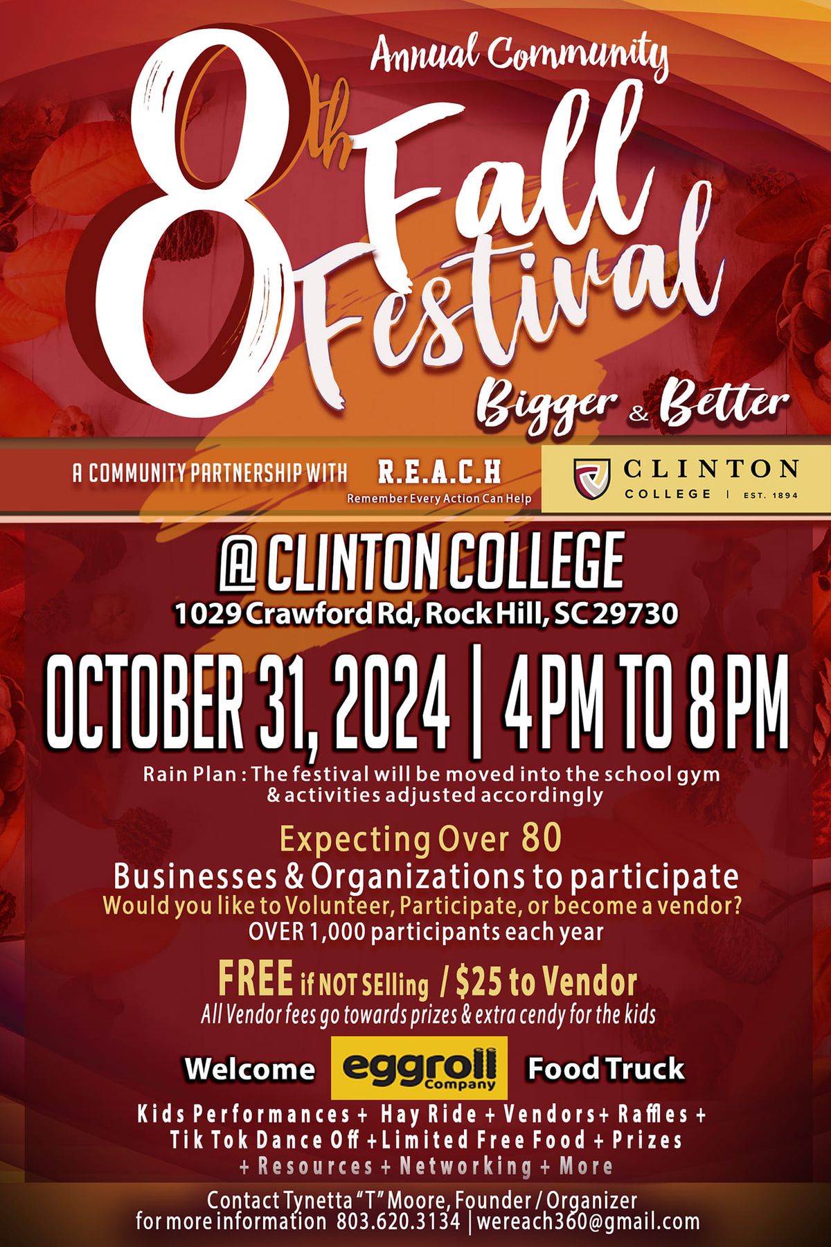 8th Annual Community Fall Festival at Clinton College