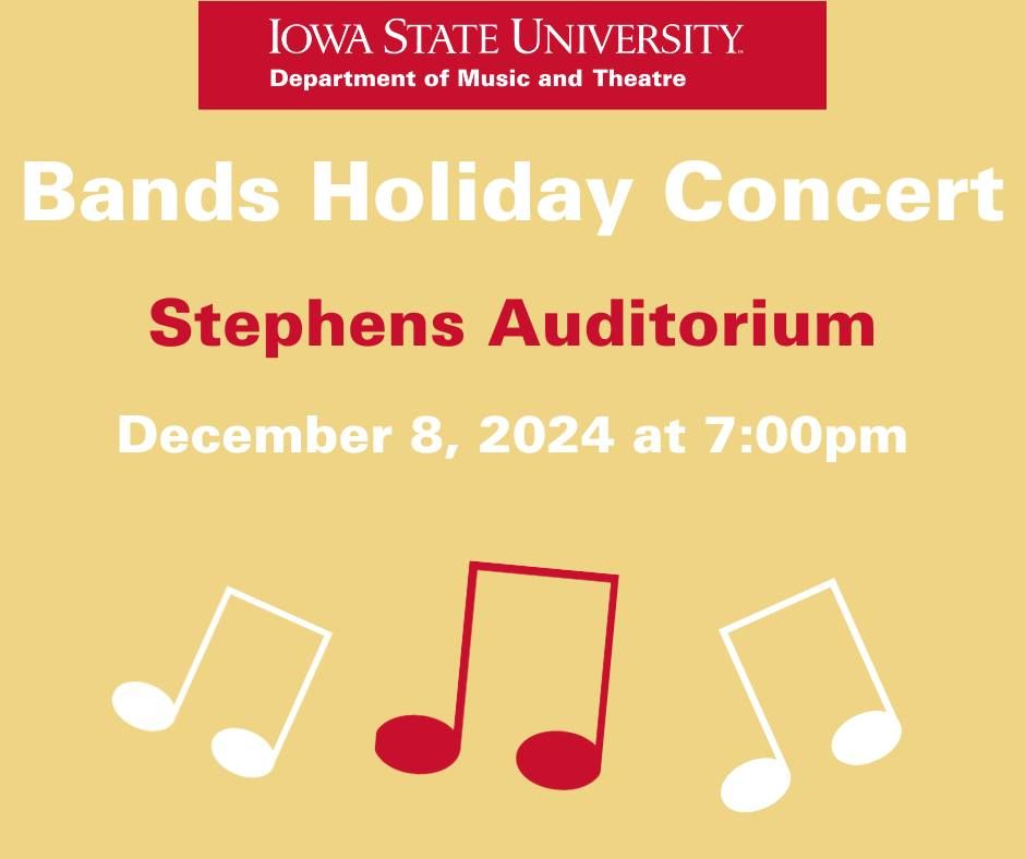 Holiday Concert featuring ISU Bands