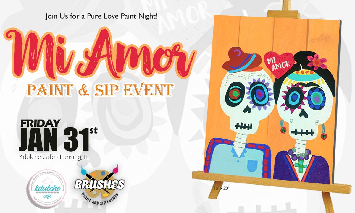 Mi Amor Paint Night at Kdulche Cafe