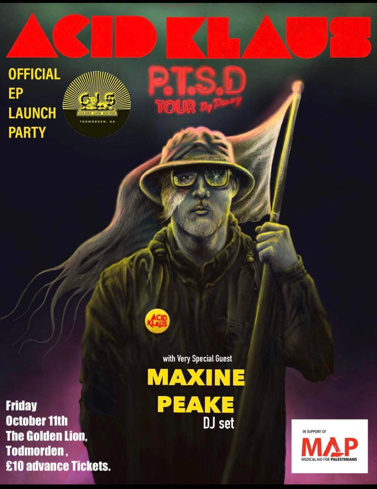 Acid Klaus (live) + Maxine Peake (DJ) (PTSD By Proxy EP Party) 