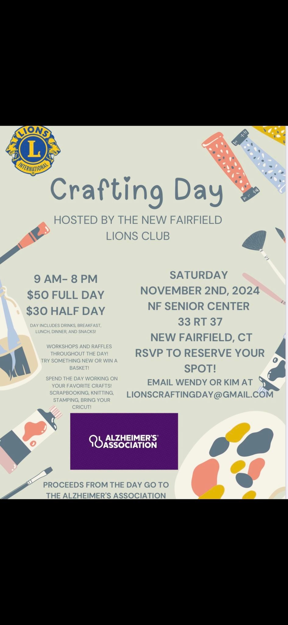 NF Lions Club Crafting Day 