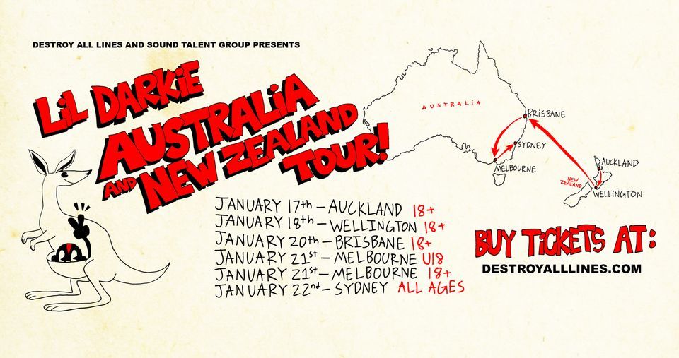 Lil Darkie (usa) Australian Tour | Melbourne 18+