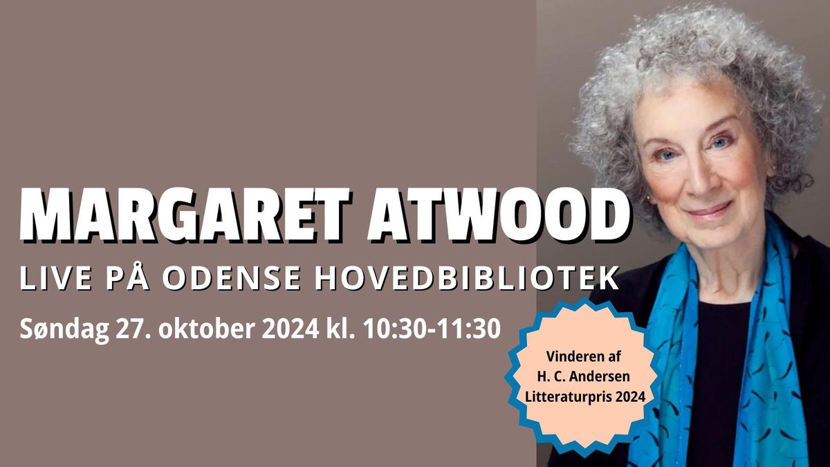 Margaret Atwood live p\u00e5 Odense Hovedbibliotek