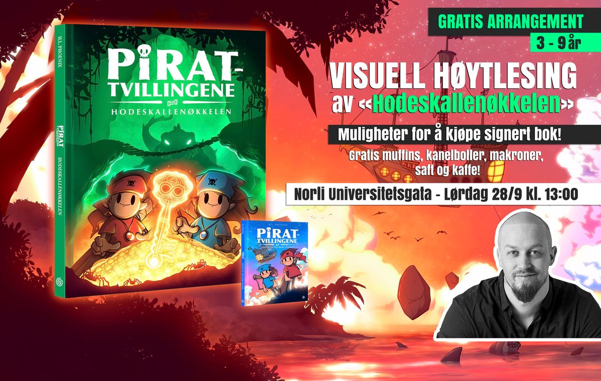 PIRATFEST - Lansering av "Pirattvillingene" bok 2! 