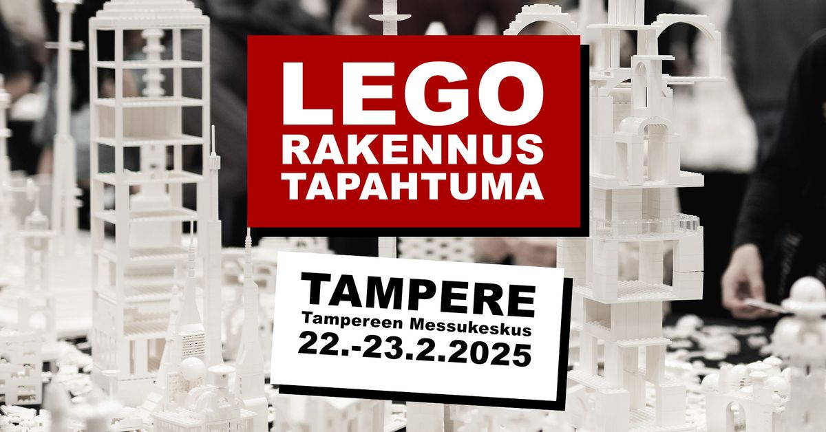 Pii Poon LEGO-rakennustapahtuma Tampere