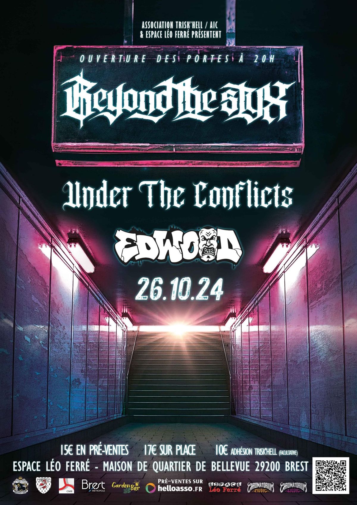 [ ASSO TRISKHELL ] BEYOND THE STYX - UNDER THE CONFLICTS - EDWOOD @ ESPACE L\u00c9O FERR\u00c9 \/ BREST -