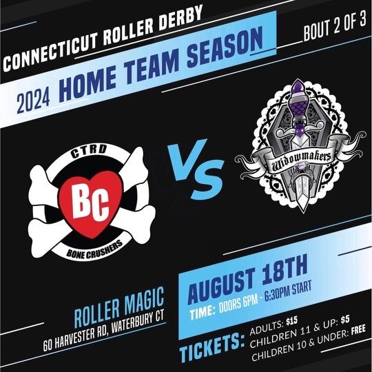 Home Team Season Bout #2 : Widowmakers v.s. Bone Crushers