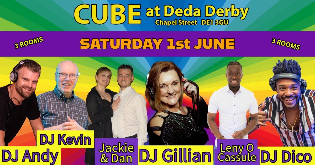 June 1st CUBE @ Deda Derby 3 Rooms Salsa, Bachata & Kizomba Party