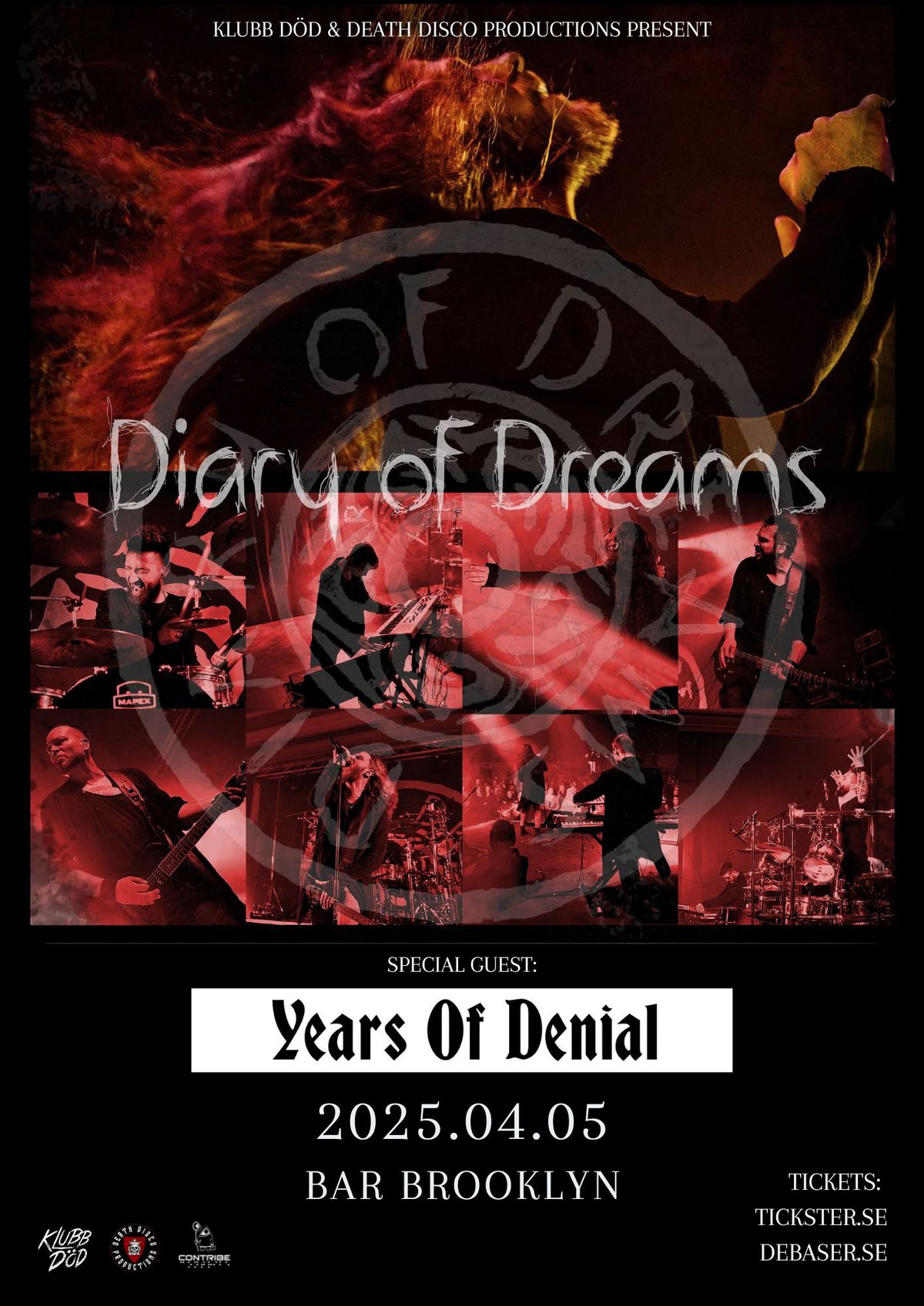 Diary of Dreams + Years of Denial i Stockholm