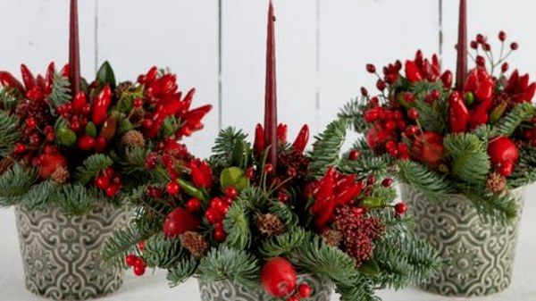 Make Your Own Holiday Floral Centerpiece: Ages 13 - Adult