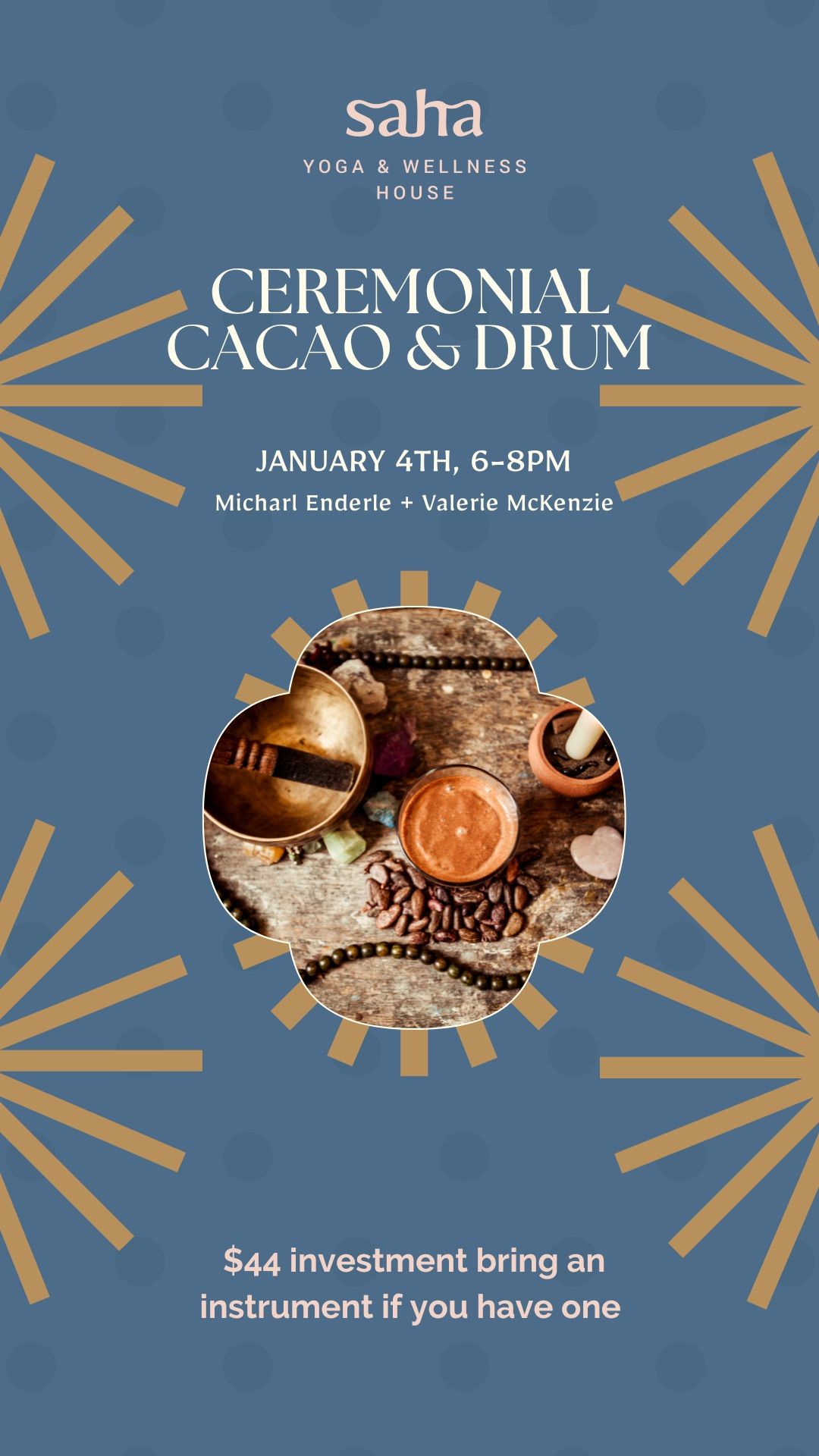 Ceremonial Cacao & Drum 