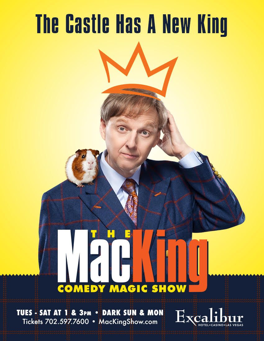 Mac King Comedy Magic Show at Excalibur Hotel and Casino - Thunderland Showroom