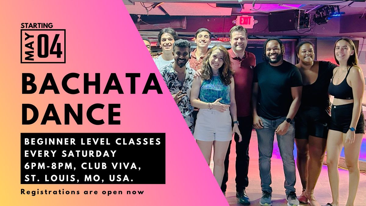 Bachata Latin Dance 4-Week Beginner Level Classes in St. Louis!