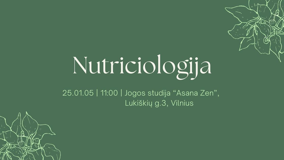 Nemokama nutriciologijos paskaita - kaip \u012f\u017evelgti ligos prie\u017east\u012f i\u0161 kraujo tyrim\u0173