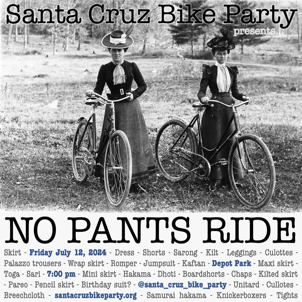 SC Bike Party: No Pants Ride \ud83d\udeab\ud83d\udc56\ud83d\udeb2