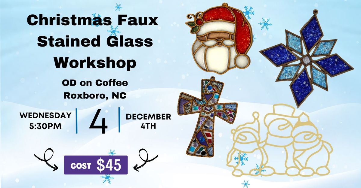 Faux Stained Glass Workshop