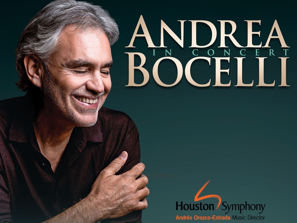 Andrea Bocelli with Houston Symphony at Toyota Center - TX