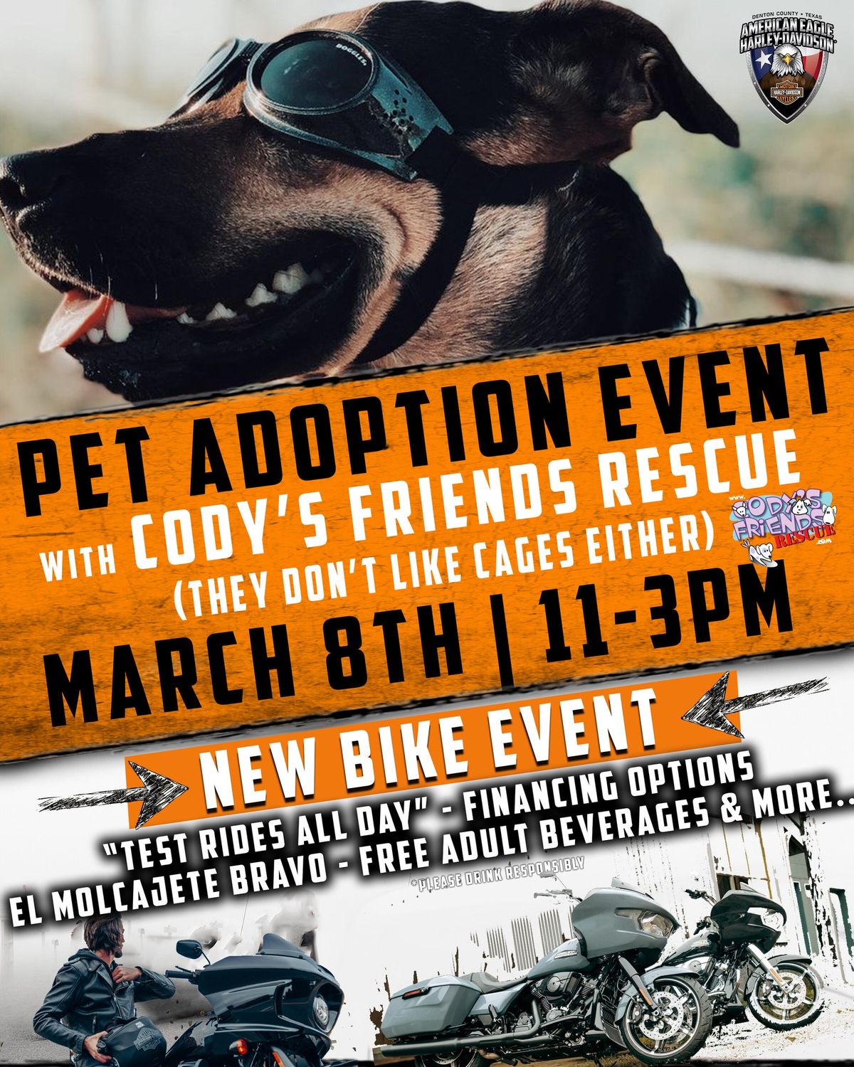 Cody's Friends Rescue & New Bikes, ALL Looking For A New Home!