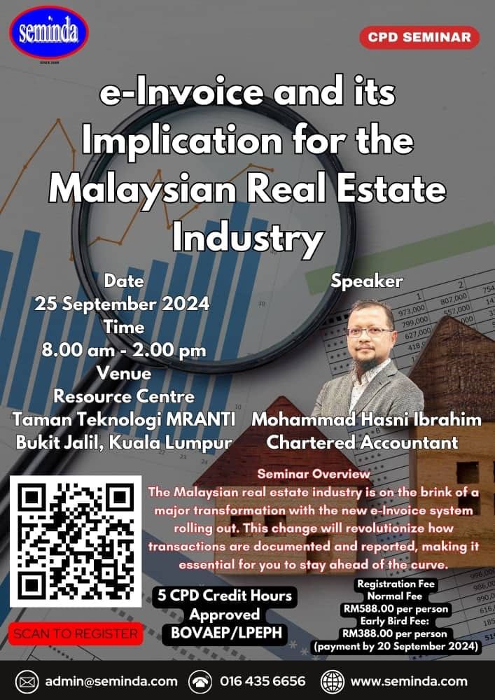 Real Estate and Property Management: e-Invoice and its Implications for the Malaysian Real Estate Industry