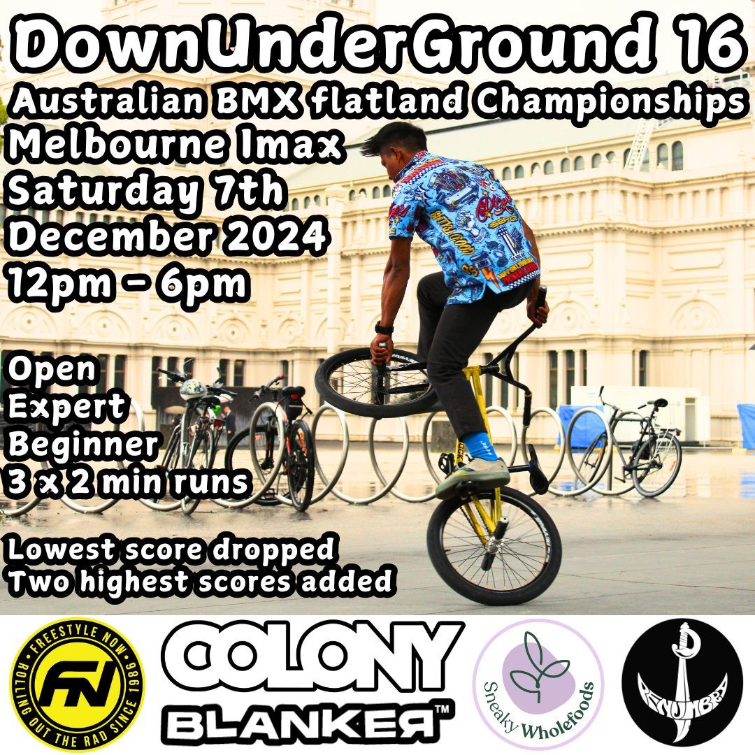 2024 DownUnderGround - Australian BMX flatland championships