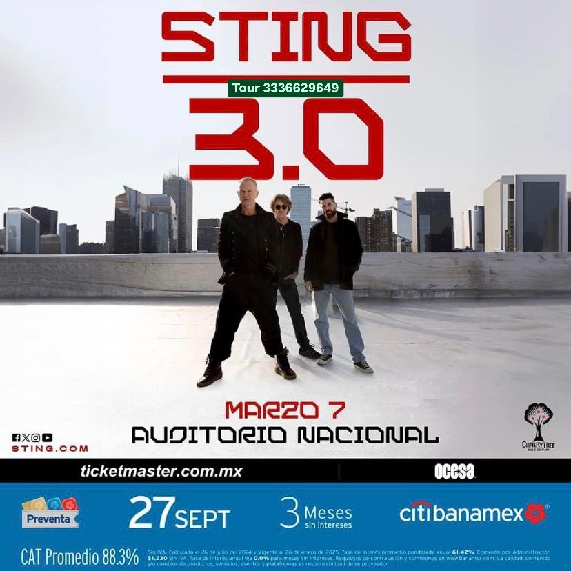 Sting tour de Guadalajara